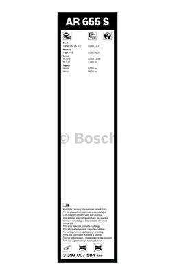 Комплект стеклоочистителей Bosch Aerotwin AR 655 S